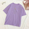 Img 3 - Embroidery Alphabets T-Shirt Women Summer Korean ulzzangLoose All-Matching Tops Short Sleeve Undershirt