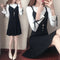 Img 4 - Women Korean Slim Look Ruffle Collar Fishtail Fresh Looking Two-Piece Sets Dress
