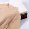 Img 2 - Half-Height Collar Sweater Women Fitting Stretchable Solid Colored Mid-Length Knitted Half Sleeved Undershirt