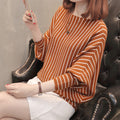 Sweater Women Korean Batwing Sleeve Loose Trendy Matching Tops Outerwear