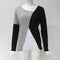 IMG 108 of Popular Spliced Color-Matching Round-Neck Casual Long Sleeved T-Shirt Women Tops T-Shirt