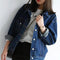 Img 2 - Denim Women Korean bfStudent Loose Long Sleeved Jacket Tops Thin Short