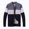 Img 5 - Tops Handsome Cardigan Knitted Jacket Sweater No Collar Outerwear