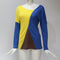 IMG 104 of Popular Spliced Color-Matching Round-Neck Casual Long Sleeved T-Shirt Women Tops T-Shirt