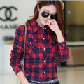 Img 11 - Shirt Chequered Inspired Hot Selling Trendy Casual Women Tops Blouse