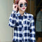 Img 10 - Shirt Chequered Inspired Hot Selling Trendy Casual Women Tops Blouse