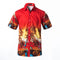 IMG 108 of Beach Short Sleeve Shirt Hawaii Tops Upsize Plus Size Summer Quick Dry Outerwear