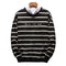 Img 5 - Couple Student Striped Loose Long Sleeved Sweatshirt