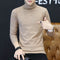 Img 11 - High Collar Men Casual Solid Colored Slimming Trendy Sweater