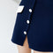Img 2 - Color-Matching Skirt Women Korean All-Matching High Waist Slim Look A-Line