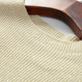 IMG 103 of Gold Silver Knitted Women Sweater Round-Neck Long Sleeved Solid Colored Pullover Sexy Outerwear
