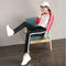 Striped Sport Pants Women Slim Look Plus Size Fit Korean All-Matching Loose Harem Activewear