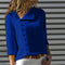 Img 9 - Popular Trendy Button Niche Oblique Collar Long Sleeved Women Tops Shirt Blouse
