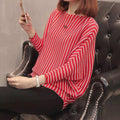 Sweater Women Korean Batwing Sleeve Loose Trendy Matching Tops Outerwear