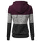 IMG 108 of Europe Women Sweatshirt Long Sleeved Hooded Tops Casual Mix Colours Pullover Outerwear