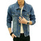 Img 5 - Denim Vintage Trendy Handsome Jacket Student Tops