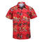 IMG 144 of Beach Short Sleeve Shirt Hawaii Tops Upsize Plus Size Summer Quick Dry Outerwear
