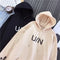 Img 8 - Sweatshirt Women Korean Loose All-Matching Student ulzzangHarajuku bfHooded Long Sleeved