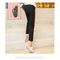 IMG 118 of Women Ant Side Hem Splitted Lace Wide Leg Pants Loose Casual Pants