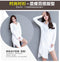 Img 8 - White Blouse Long Sleeved Mid-Length Korean bf Sexy Pajamas Niche Belt Loose Slim Look Dress