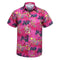 IMG 142 of Beach Short Sleeve Shirt Hawaii Tops Upsize Plus Size Summer Quick Dry Outerwear