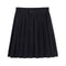 Img 5 - Basic Japanese College Student Elastic Waist Black PleatedWomen Skirt