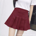 Img 16 - High Waist Pleated Skirt Women Student Korean Slimming Mid-Length A-Line Pants Anti-Exposed Skirt
