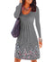 Img 11 - Popular Europe Women Long Sleeved Printed Loose Dress