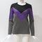 IMG 118 of Popular Europe Casual Round-Neck Color-Matching Long Sleeved T-Shirt Women Tops T-Shirt