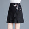 Img 1 - Korean Women Lace Ruffle High Waist Anti-Exposed Hip Flattering A-Line Skirt