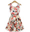 Img 6 - Europe Women Chiffon Dress Summer Sleeveless Floral Plus Size Dress