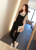 Img 1 - Korean Loose Slim-Look Jumpsuit Women Summer Ankle-Length Pants Student Romper
