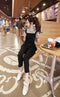 Img 3 - Korean Loose Slim-Look Jumpsuit Women Summer Ankle-Length Pants Student Romper