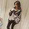 IMG 106 of Korean Loose Sweatshirt Women Cardigan Hooded insPopular Plus Size Outerwear