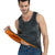 Img 1 - Men Warm Tank Top Double-Sided Thick Young Solid Colored Undershirt Yellow Vest Fitting Tops