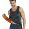 Img 1 - Men Warm Tank Top Double-Sided Thick Young Solid Colored Undershirt Yellow Vest Fitting Tops
