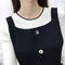 Img 4 - Korean Slim Look Strap Splitted Sleeveless Cami Dress Mid-Length Dress