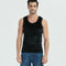 Men Warm Tank Top Double-Sided Thick Young Solid Colored Matching Yellow Vest Fitting Tops Tank Top