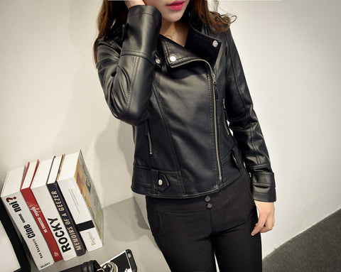 IMG 105 of Jacket Women Korean Bike PUSlim Look Short Cardigan Outerwear