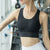 Img 1 - Sporty Bra Women See Through Bare Back Jogging Yoga Flattering Shockproof Fitness