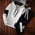 Women Sets Trendy Stylish Hip-Hop Loose Long Sleeved T-Shirt Two-Piece Student Sweatshirt Outerwear