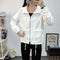 Img 13 - Loose Long Sleeved Women Korean Drawstring Short Student Tops Jacket