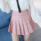 Img 12 - High Waist Pleated Skirt Women Student Korean Slimming Mid-Length A-Line Pants Anti-Exposed Skirt