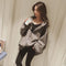 Img 3 - Korean Plus Size Women Cardigan Hooded INS Popular Zipper Sweatshirt