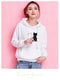 IMG 104 of Women Thick Hooded Sweatshirt Korean Popular Lazy Student Tops Inspired Outerwear