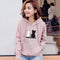 IMG 102 of Women Thick Hooded Sweatshirt Korean Popular Lazy Student Tops Inspired Outerwear