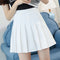 Img 6 - High Waist Pleated Skirt Women Student Korean Slimming Mid-Length A-Line Pants Anti-Exposed Skirt