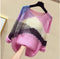 IMG 105 of Hong Kong Mix Colours Sweater Loose Lazy chicColor-Matching Raglan Sleeves Thin Women Outerwear
