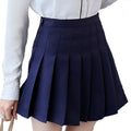 Img 5 - High Waist Pleated Skirt Women Student Korean Slimming Mid-Length A-Line Pants Anti-Exposed Skirt