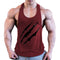 Img 3 - Europe Size Summer Men Fitness Cotton Quick Dry Printed Sporty Tank Top